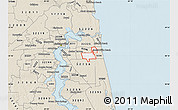 Classic Style Map of ZIP code 32224