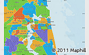 Political Map of ZIP code 32224