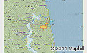 Savanna Style Map of ZIP code 32224