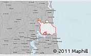 Gray 3D Map of ZIP code 32226