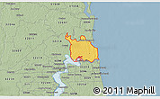Savanna Style 3D Map of ZIP code 32226