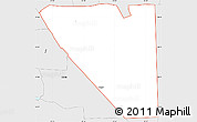 Silver Style Simple Map of ZIP code 32256