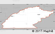 Gray Simple Map of ZIP code 32310