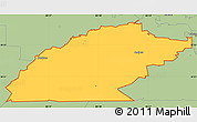 Savanna Style Simple Map of ZIP code 32310