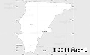 Silver Style Simple Map of ZIP code 32312
