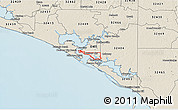 Shaded Relief 3D Map of ZIP code 32401