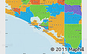 Political Map of ZIP code 32401