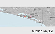 Gray Panoramic Map of ZIP code 32401