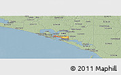 Savanna Style Panoramic Map of ZIP code 32401