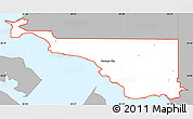 Gray Simple Map of ZIP code 32401