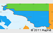 Political Simple Map of ZIP code 32401