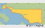 Savanna Style Simple Map of ZIP code 32401