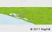Physical Panoramic Map of ZIP code 32404