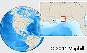 Shaded Relief Location Map of ZIP code 32507