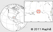 Blank Location Map of ZIP code 32534
