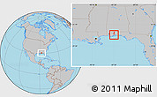Gray Location Map of ZIP code 32534