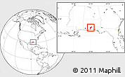 Blank Location Map of ZIP code 32570