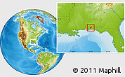 Physical Location Map of ZIP code 32570