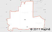 Silver Style Simple Map of ZIP code 32618