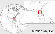 Blank Location Map of ZIP code 32640