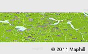 Physical Panoramic Map of ZIP code 32730