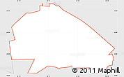 Silver Style Simple Map of ZIP code 32730