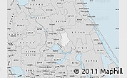Silver Style Map of ZIP code 32738