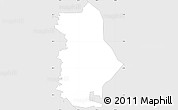 Silver Style Simple Map of ZIP code 32738