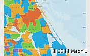 Political Map of ZIP code 32759