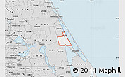 Silver Style Map of ZIP code 32759