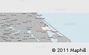 Gray Panoramic Map of ZIP code 32759