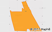 Political Simple Map of ZIP code 32759, cropped outside