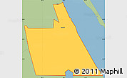 Savanna Style Simple Map of ZIP code 32759
