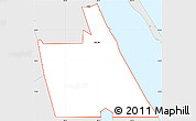 Silver Style Simple Map of ZIP code 32759