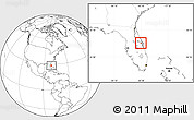 Blank Location Map of ZIP code 32780
