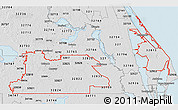 Silver Style 3D Map of ZIP codes starting with 328