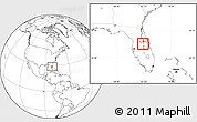 Blank Location Map of ZIP code 32805