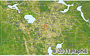 Satellite 3D Map of ZIP code 32811