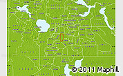 Physical Map of ZIP code 32811