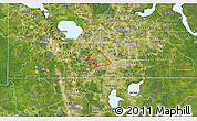 Satellite 3D Map of ZIP code 32819