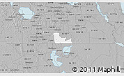 Gray 3D Map of ZIP code 32824