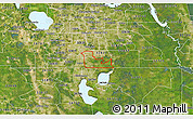 Satellite 3D Map of ZIP code 32824