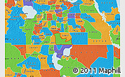 Political Map of ZIP code 32824