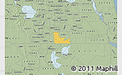 Savanna Style Map of ZIP code 32824