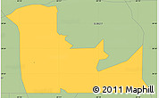 Savanna Style Simple Map of ZIP code 32824