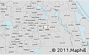 Silver Style 3D Map of ZIP code 32826
