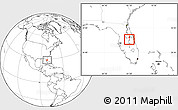 Blank Location Map of ZIP code 32827