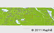Physical Panoramic Map of ZIP code 32832