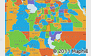 Political Map of ZIP code 32837