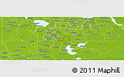 Physical Panoramic Map of ZIP code 32837